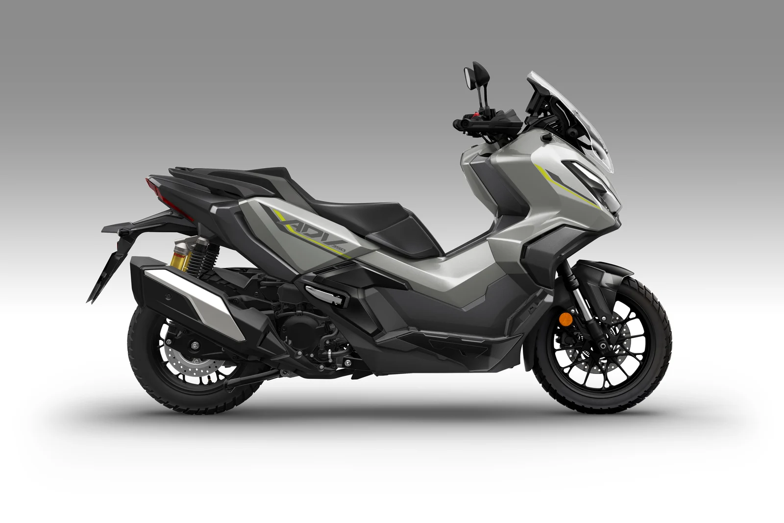 Honda ADV350 maxi-scooter, 2026 model, full side view