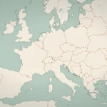 Borders Are Irrelevant Lines on a Map: 12 Rules for a Life You Can Move Map of Europe with country borders drawn as dashed lines, showing borders as open rather than fixed